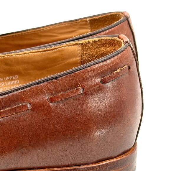 Elanroman Brown Leather Preppy Tassel Loafers main image 10